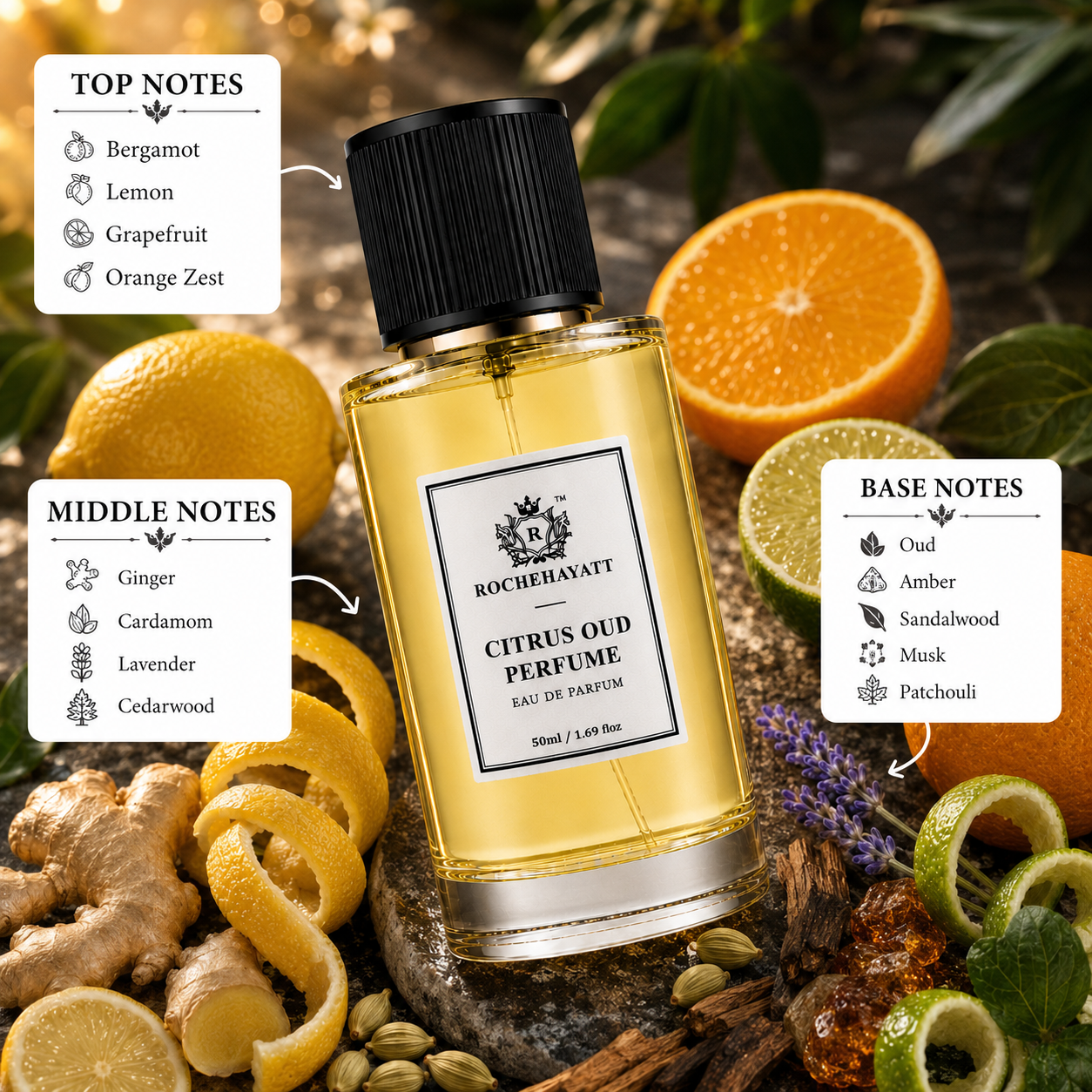Citrus OUD Perfume - - Image 3