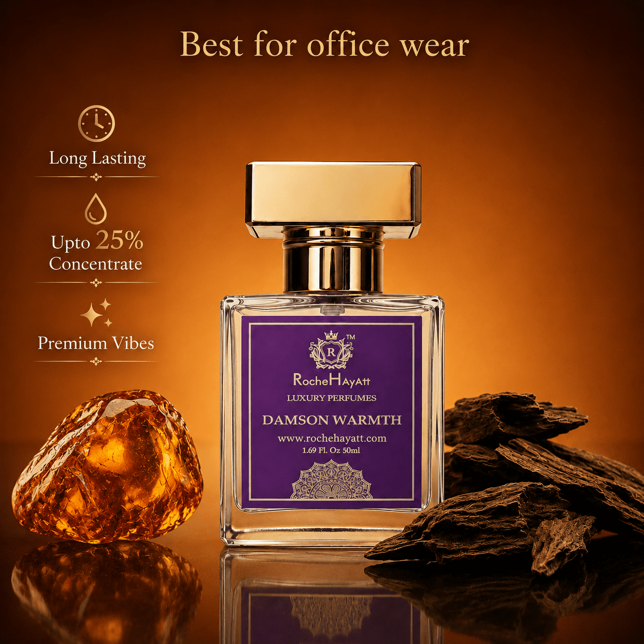 Damson Warmth - Elegant Amber-Woody Scent-50ML - Image 3
