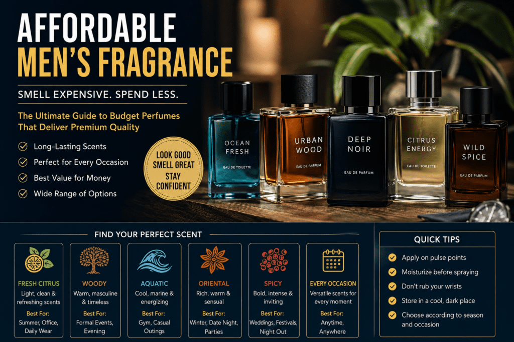 Affordable men's fragrance