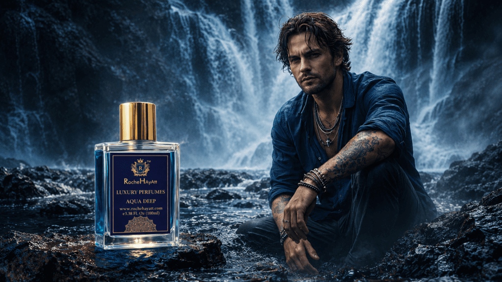 Fresh perfume for men by RocheHayatt Aqua Deep