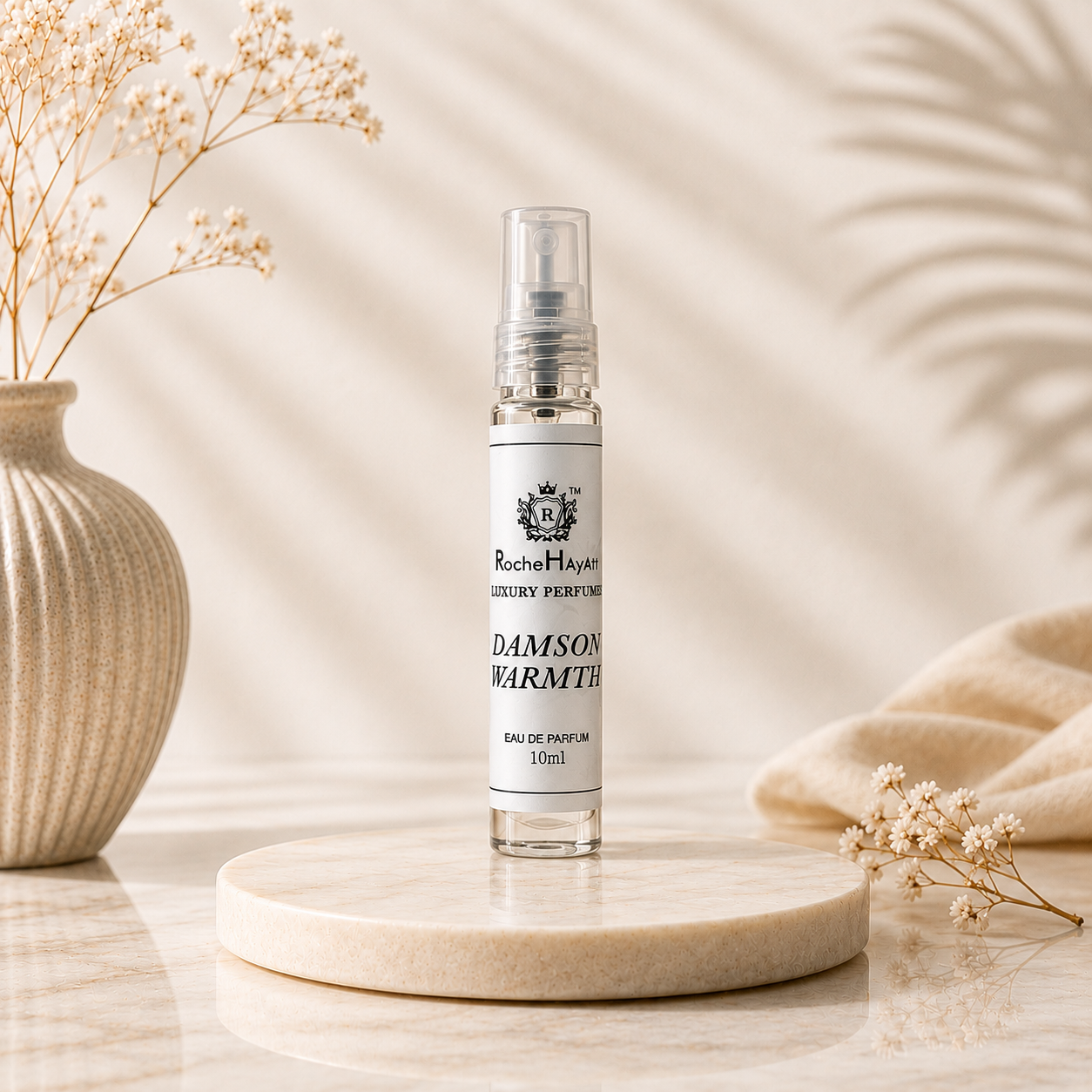 RocheHayatt Damson Warmth 10ml luxury perfume tester bottle