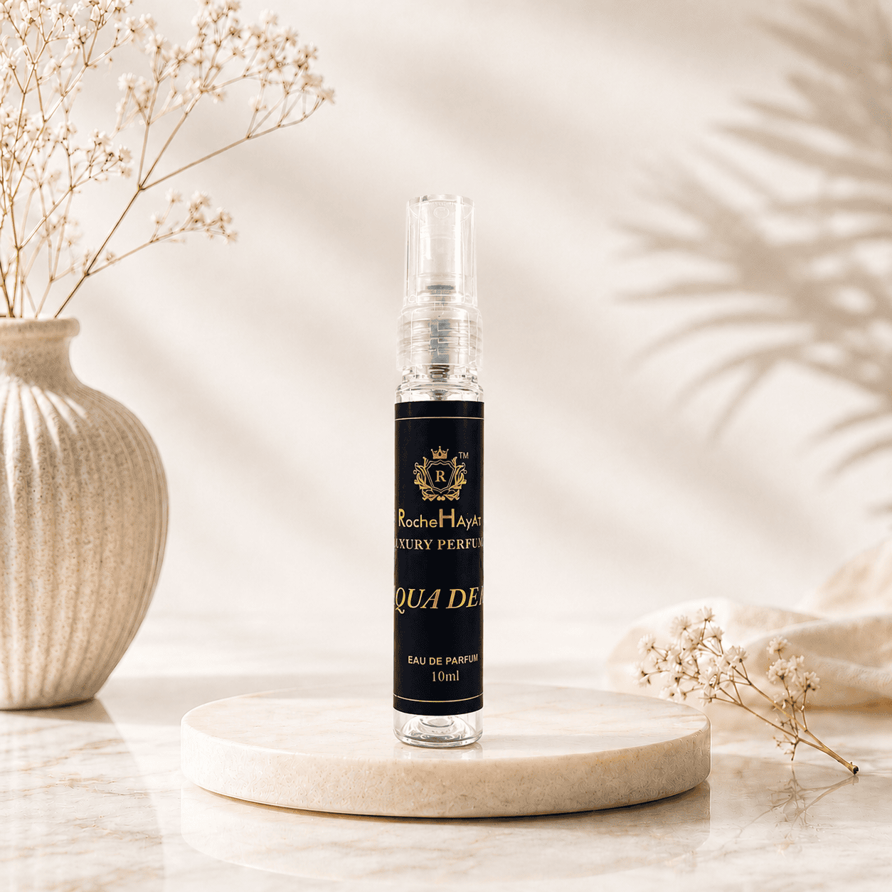 RocheHayatt Aqua Deep inspired by Davidoff Cool Water 10ml perfume spray bottle